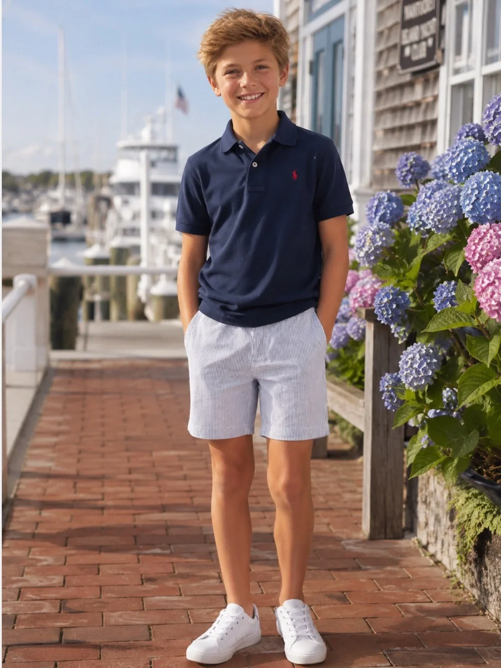 NWT‎ Polo Ralph Lauren Boys Seersucker Shorts Preppy Classic Summer Vacation